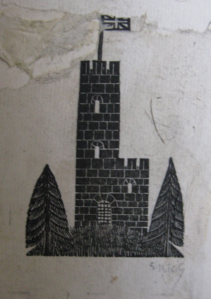 Device: Castle and Trees. Letter heading for F. E. Doron Ltd., Manchester